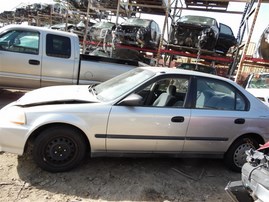 1997 Honda Civic DX Silver Sedan 1.6L AT #A24867